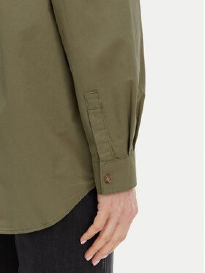 Gaudi Koszula 511BD45026 Zielony Regular Fit