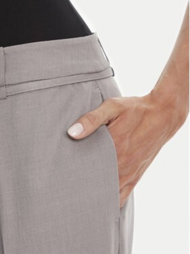 ONLY Spodnie materiałowe Marine 15338350 Szary Straight Fit