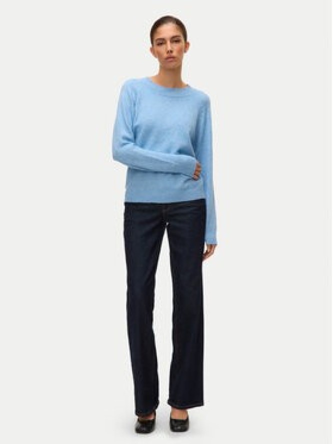 Vero Moda Sweter Doffy 10201022 Błękitny Regular Fit