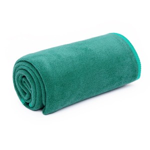 Ręcznik do jogi Bodhi Flow - butelkowa zieleń