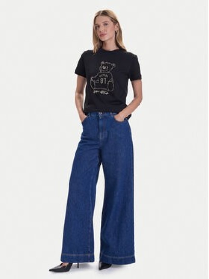 Guess T-Shirt V5BI16 K8FQ4 Czarny Regular Fit