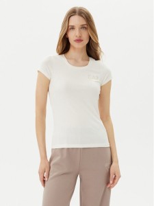 EA7 Emporio Armani T-Shirt 8NTT65 TJDQZ U0005 Biały Regular Fit