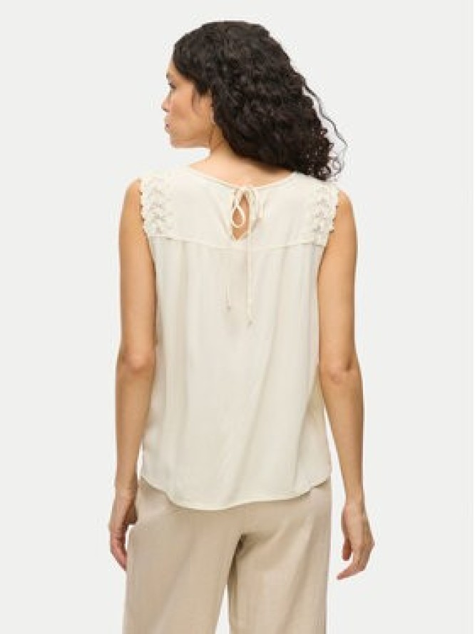 Vila Bluzka Pernillu 14105237 Beżowy Loose Fit