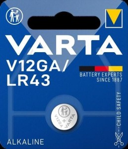 Varta V12GA (LR43) bateria pastylkowa alkaliczna 1,5 V 67 mAh