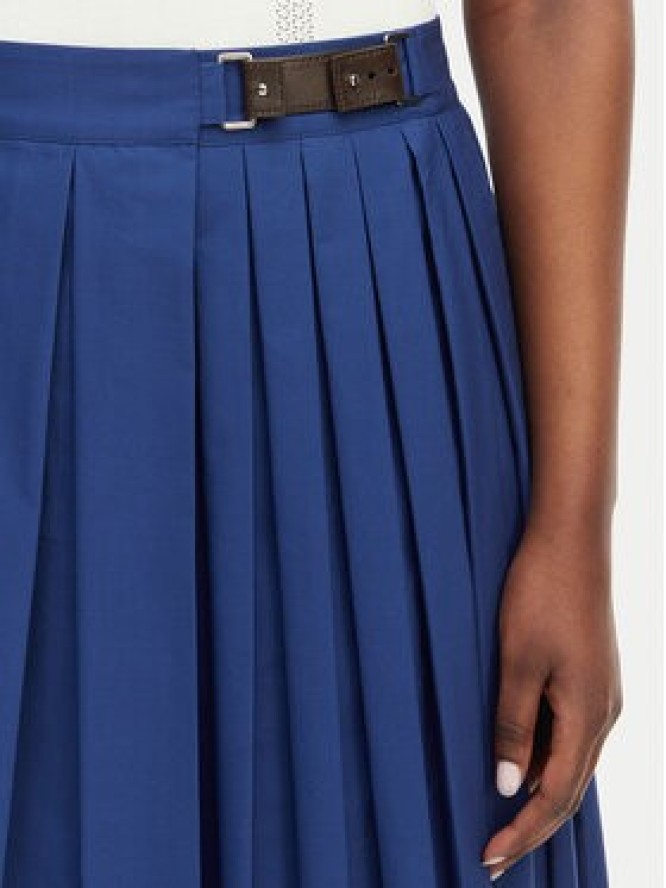 MAX&Co. Spódnica plisowana Gonna 2616101054200 Niebieski Regular Fit