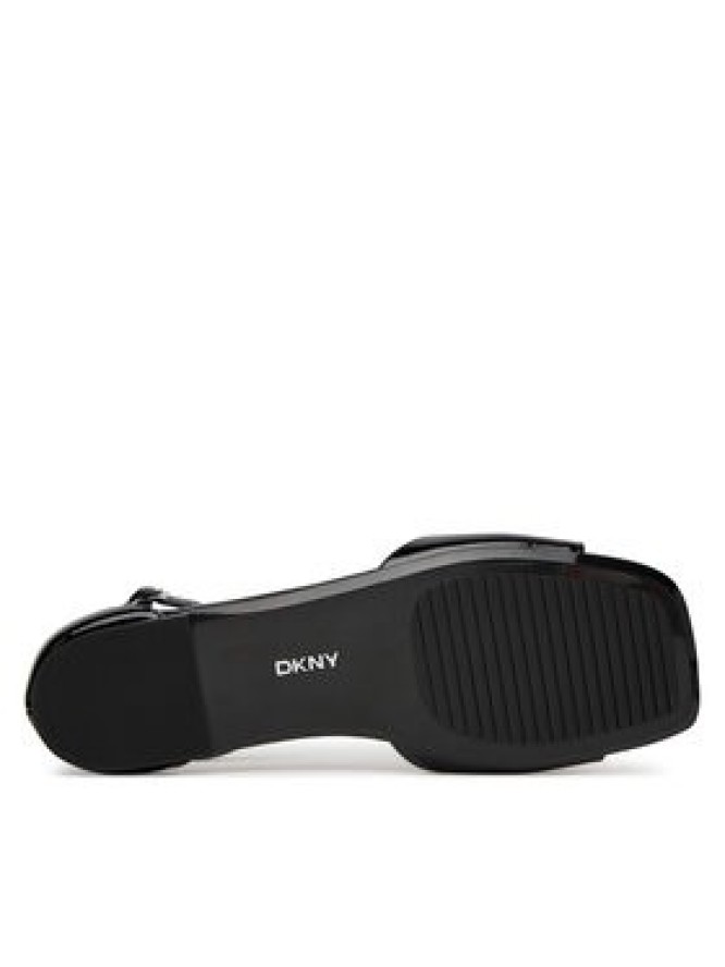 DKNY Sandały Dazey Flat Ankle Strap K1599651 Czarny