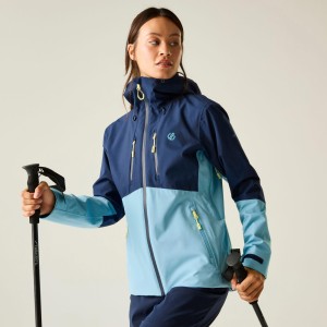 Damska wodoodporna kurtka turystyczna Diverging II Mountain Panelled Hooded