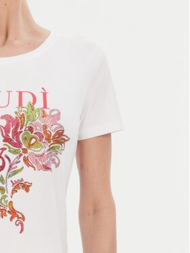 Gaudi T-Shirt 511BD64036 Biały Regular Fit