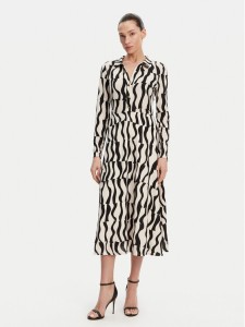 Morgan Sukienka koszulowa 251-RVAGUE Beżowy Regular Fit