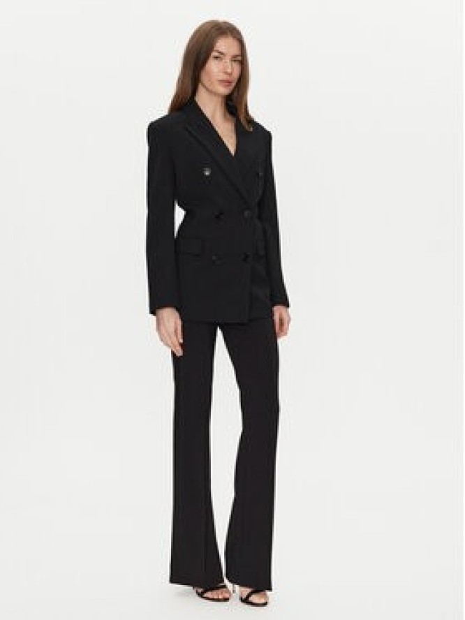 Elisabetta Franchi Spodnie materiałowe PA-082-51E2-V320 Czarny Regular Fit