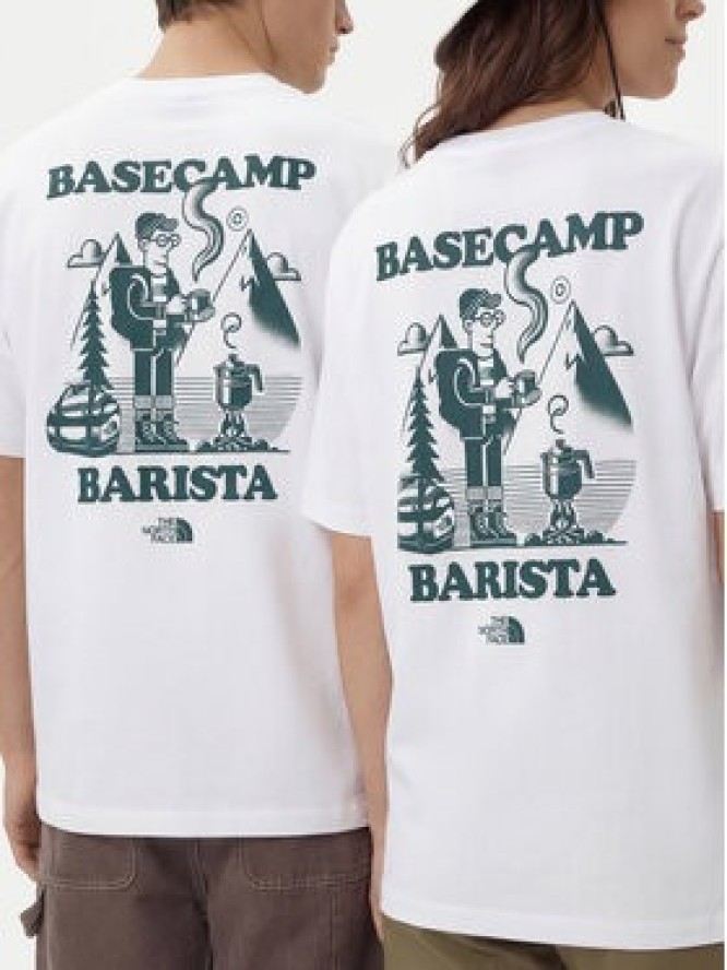 The North Face T-Shirt NF0A8JAA Biały Relaxed Fit