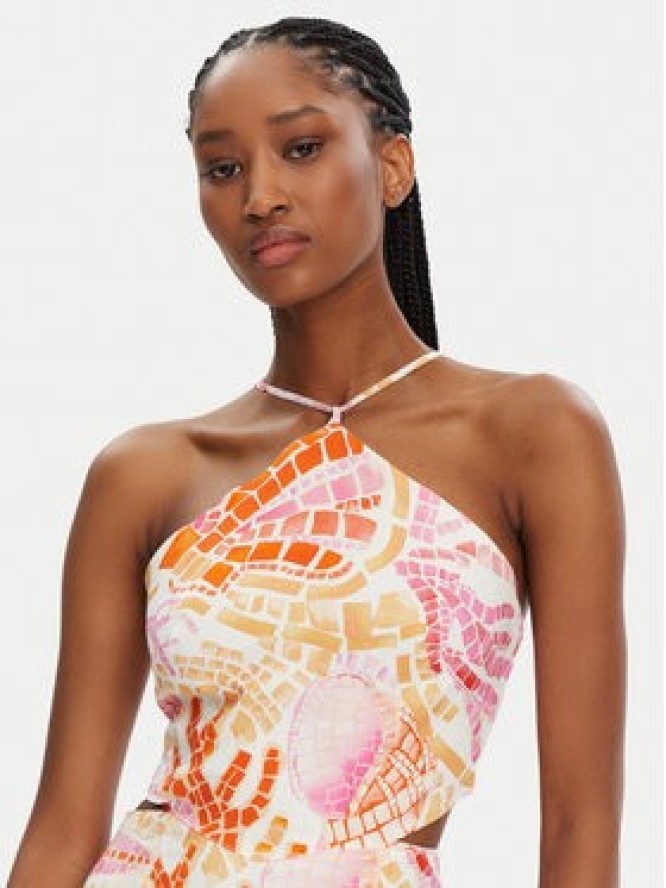 Seafolly Sukienka letnia La Mer 55423-DR Kolorowy Regular Fit