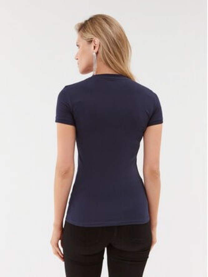 Guess T-Shirt W2YI45 J1314 Granatowy Slim Fit