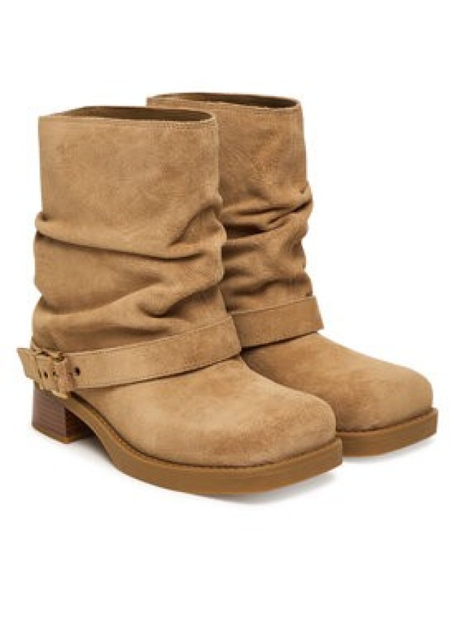 MICHAEL Michael Kors Botki Colby 40F5COFE5S Beżowy