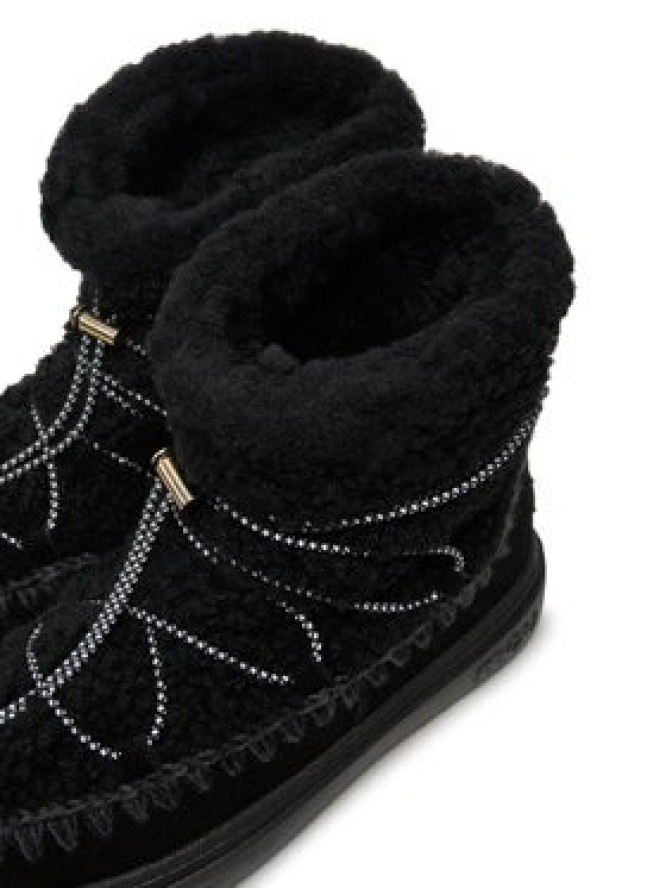 Mou Śniegowce Eskimo Sneaker Bold Scoub Lace FW411012A Czarny