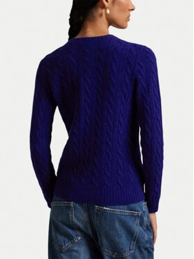 Polo Ralph Lauren Sweter 211971865012 Granatowy Slim Fit