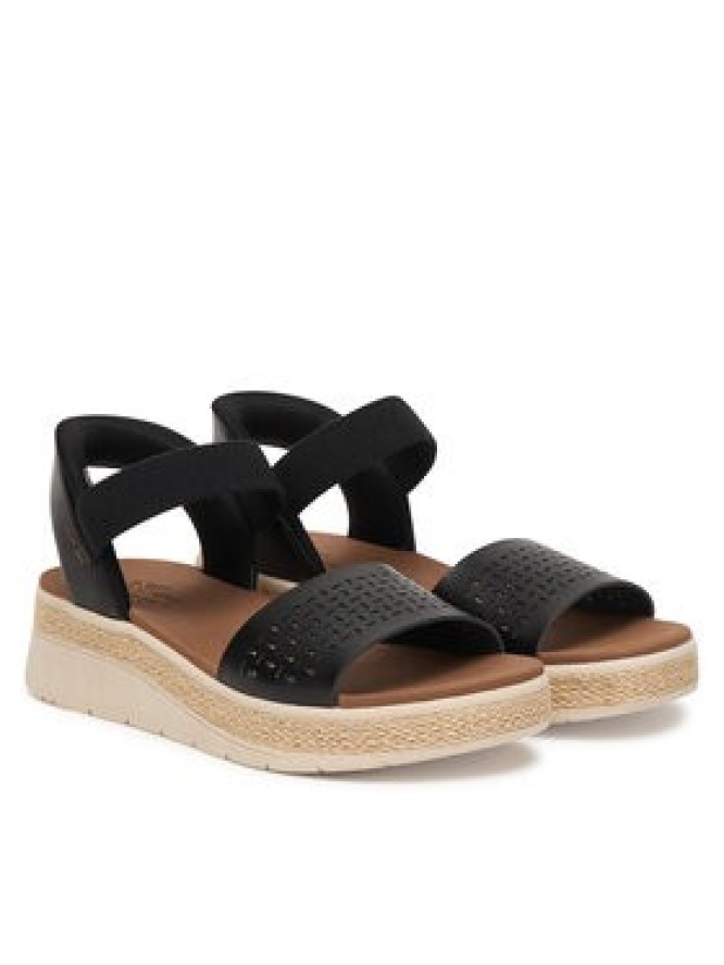 Skechers Sandały Bobs Sun Ray 114415/BLK Czarny