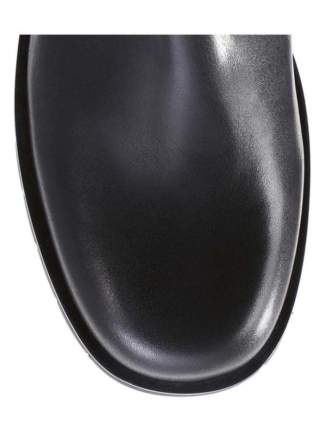 Högl Skórzane kozaki w kolorze czarnym rozmiar: 38