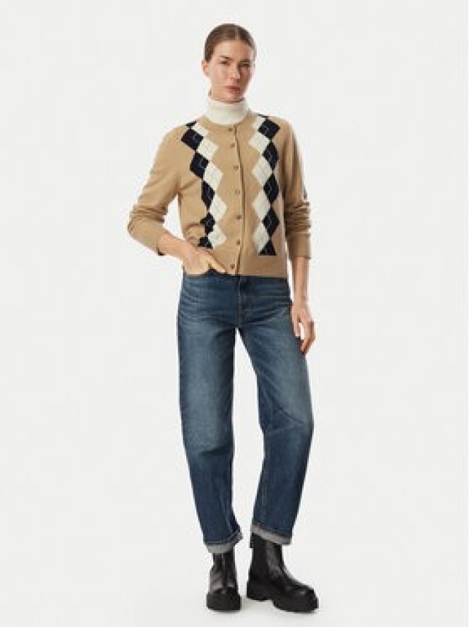Barbour Kardigan Mariana LKN1823BE93 Beżowy Regular Fit