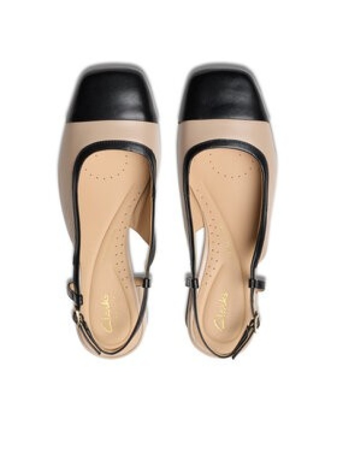 Clarks Czółenka Nyta45 Sling 26181321 Beżowy
