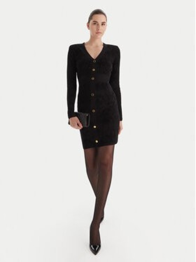 Marciano Guess Sukienka dzianinowa 5BGK04 5661Z Czarny Slim Fit