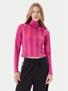 adidas Bluza Half-Zip Graphic Football JW3638 Różowy Regular Fit