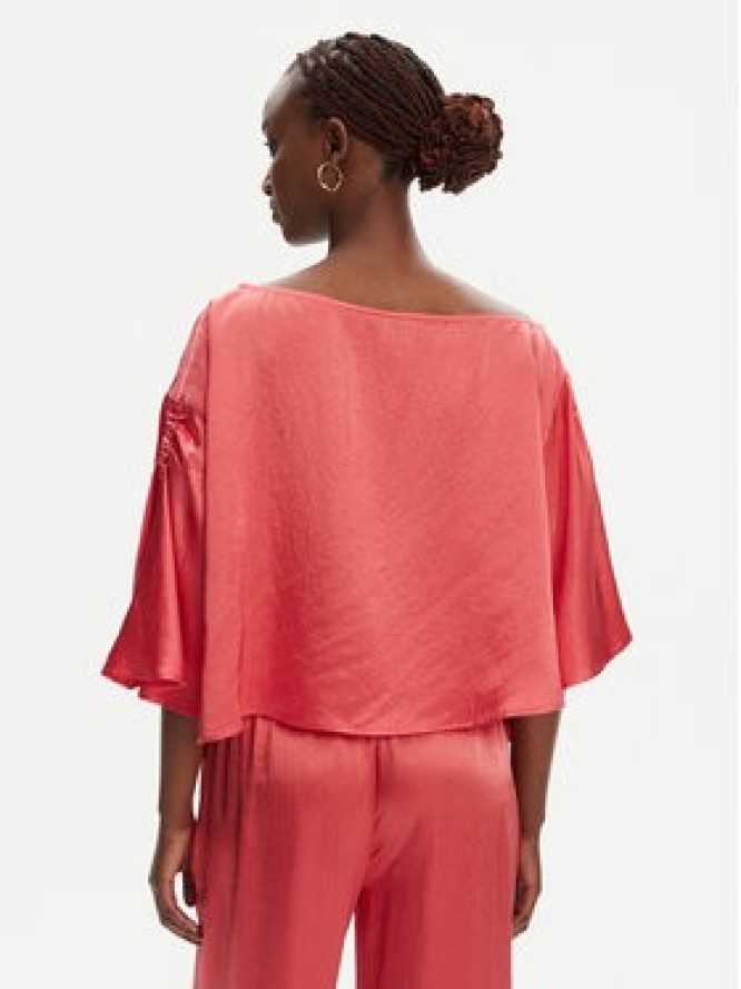 PINKO Bluzka 104671 A2BU Koralowy Relaxed Fit