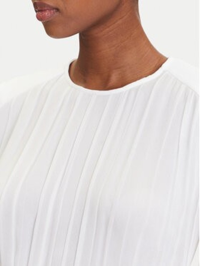 KARL LAGERFELD Bluzka A3W11025 Écru Slim Fit