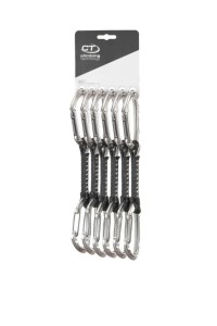 Ekspresy wspinaczkowe Climbing Technology Lime Set M-UL 12 cm 6-Pack - silver
