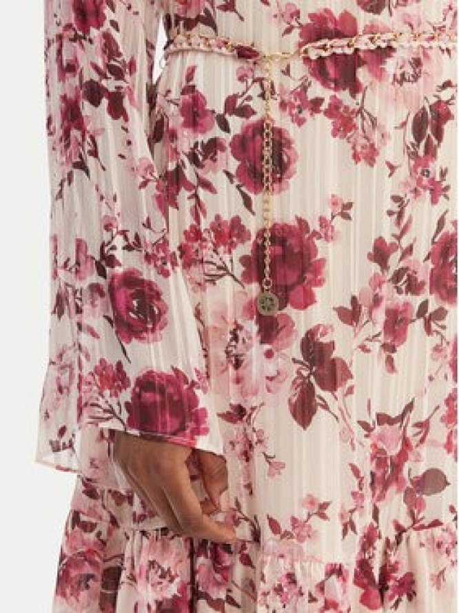 Guess Sukienka codzienna W6RK37 WJ712 Beżowy Regular Fit