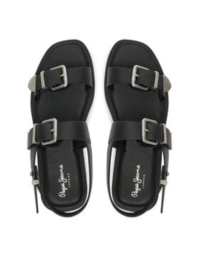 Pepe Jeans Sandały PLS90699 Czarny