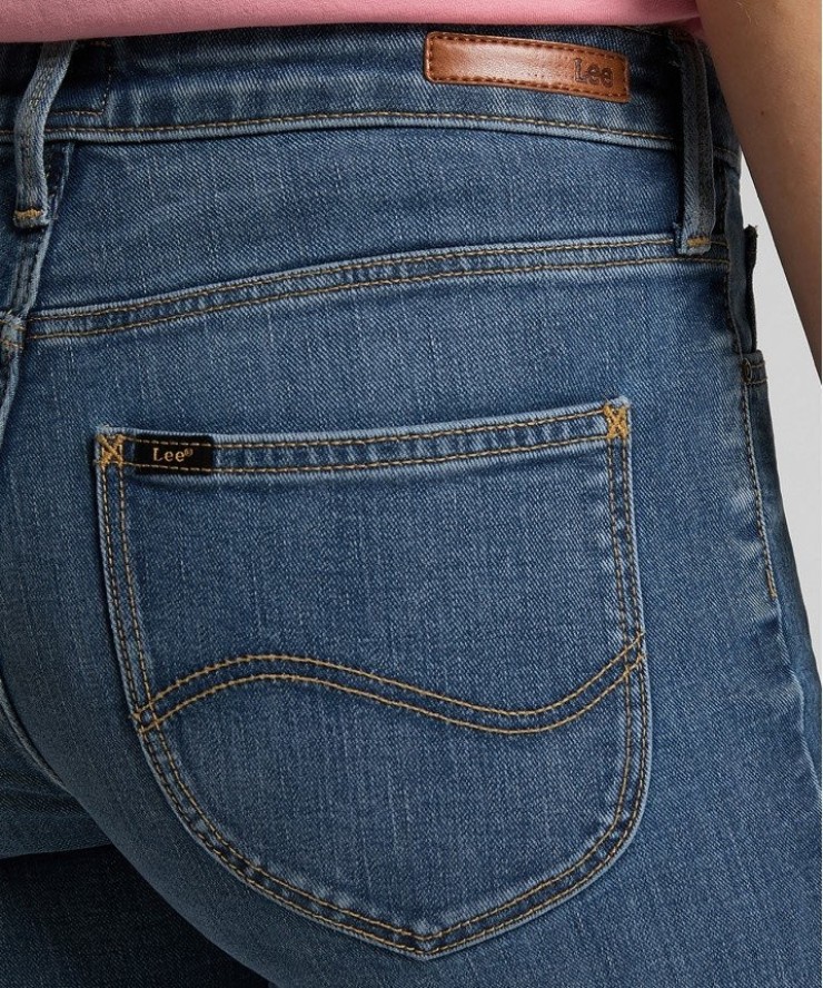 SPODNIE JEANSOWE DAMSKIE LEE Elly MID WORN L305SJVQ 112106215