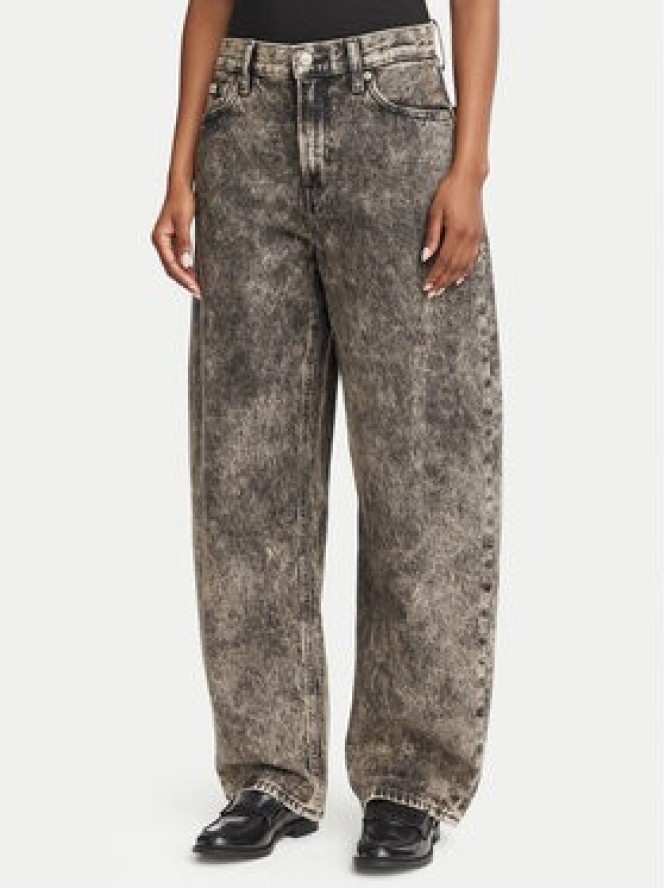 Calvin Klein Jeans Jeansy LV047H745G Brązowy Barrel Fit