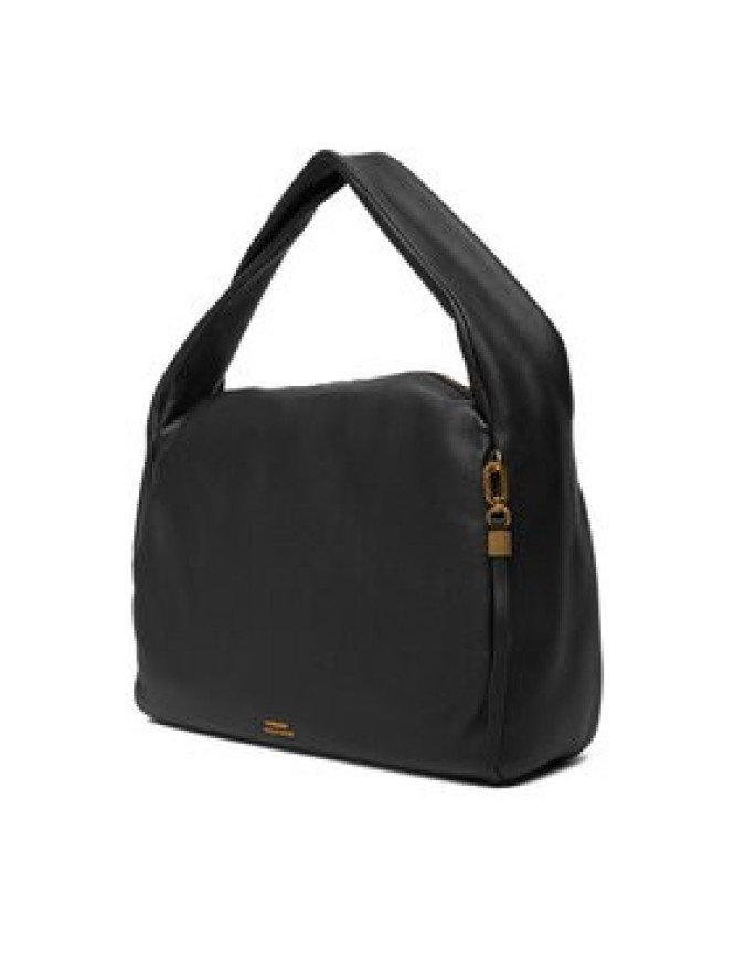 Tommy Hilfiger Torebka City Leather Hobo AW0AW18285 Czarny