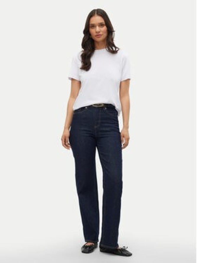 Vero Moda T-Shirt Paulina 10316991 Biały Regular Fit