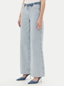Guess Jeans Jeansy W5YA0Y D5M56 Niebieski Wide Leg