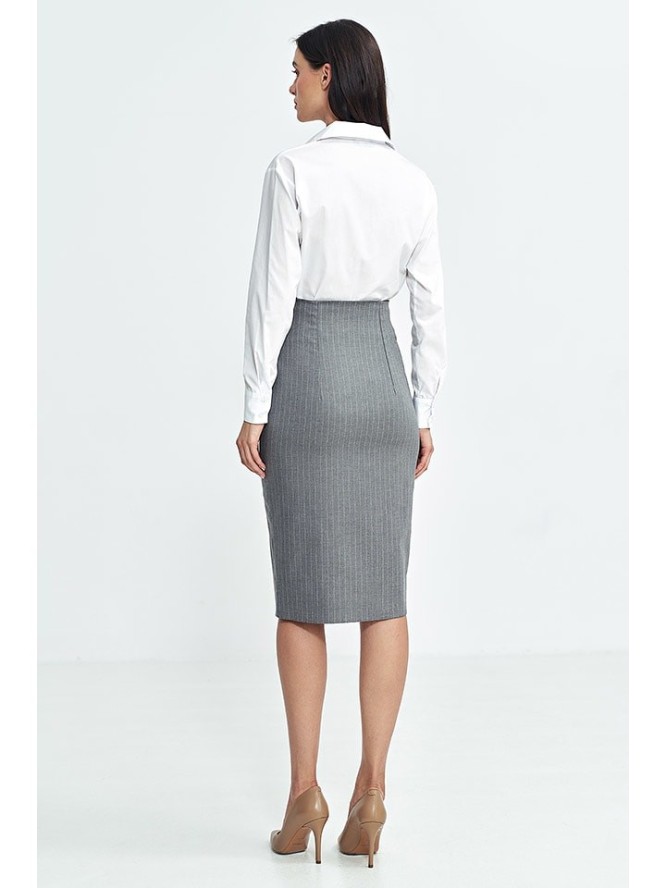 Nife Spódnica w kolorze szarym rozmiar: 40