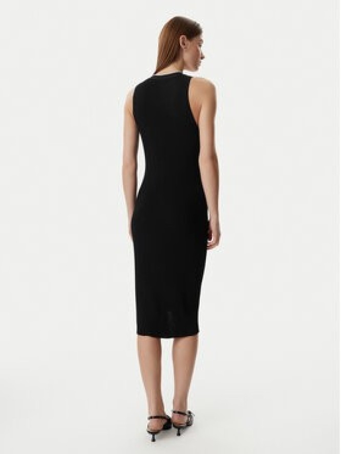 KARL LAGERFELD Sukienka dzianinowa B2W13004 Czarny Slim Fit