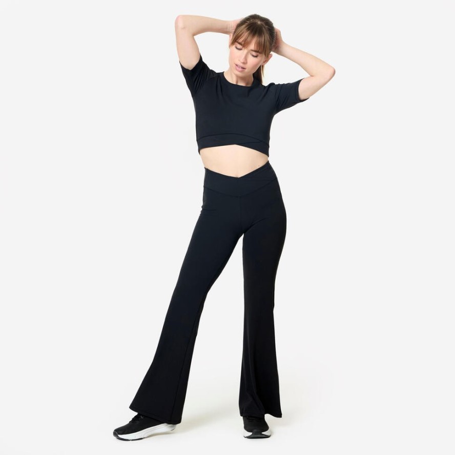 Koszulka damska Domyos Gym & Pilates crop