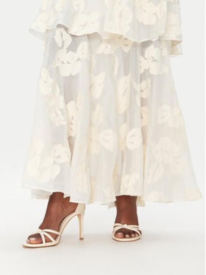 ACCESS FASHION Spódnica maxi 53-6025-558 Écru Regular Fit