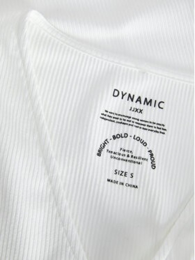 JJXX T-Shirt Hayden 12249361 Biały Slim Fit