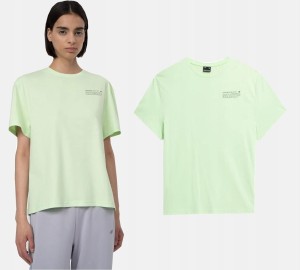 T-SHIRT DAMSKI 4F KOSZULKA SPORTOWA BAWEŁNIANA TTSHF344
