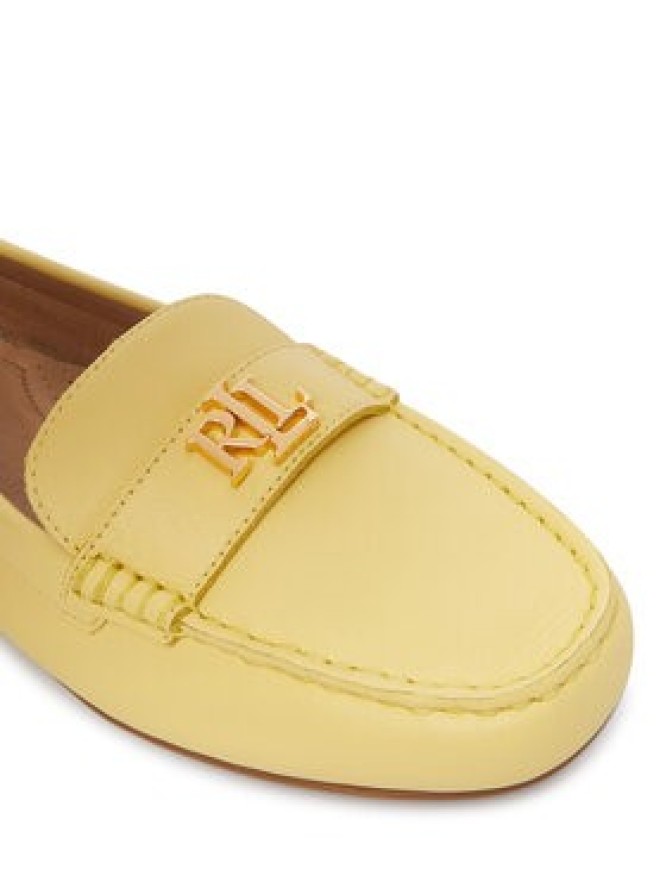 LAUREN RALPH LAUREN Mokasyny 802852847028 Żółty