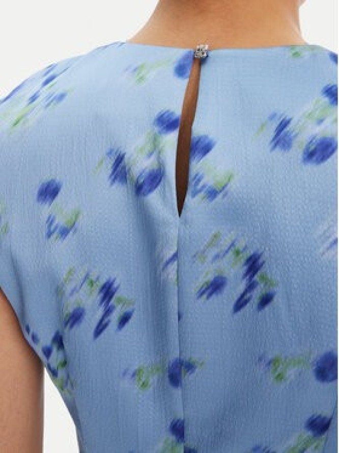 HUGO Sukienka wieczorowa Kamela 50530483 Niebieski Regular Fit