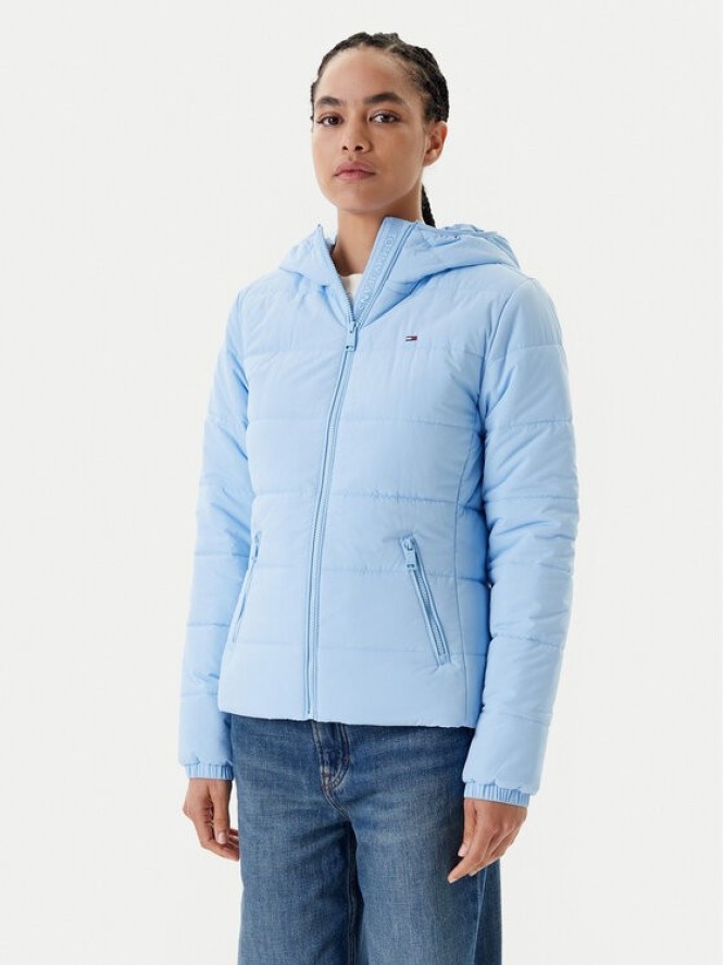 Tommy Jeans Kurtka przejściowa DW0DW20959 Błękitny Slim Fit