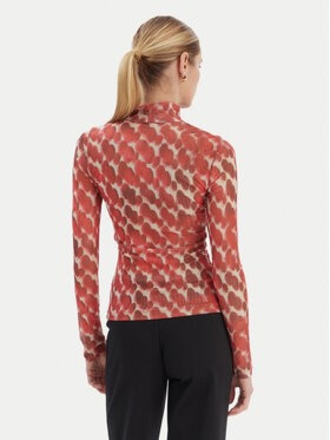 Bardot Bluzka Alba 60287TB Czerwony Slim Fit