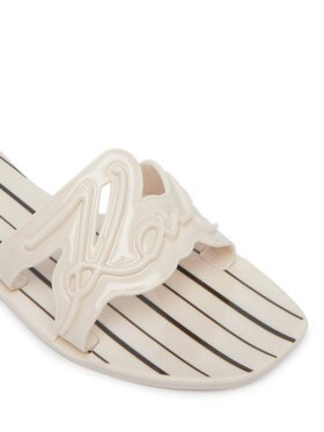 KARL LAGERFELD Klapki Jelly KL80008C Biały