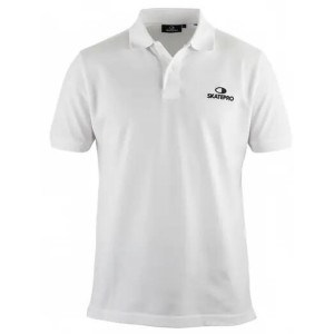 Odzież T-shirts unisex SkatePro Heavy Polo Koszulka - L - Biały