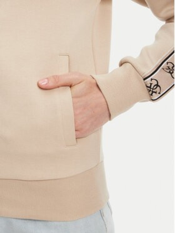 Guess Bluza V2YQ16 KB3P2 Beżowy Regular Fit