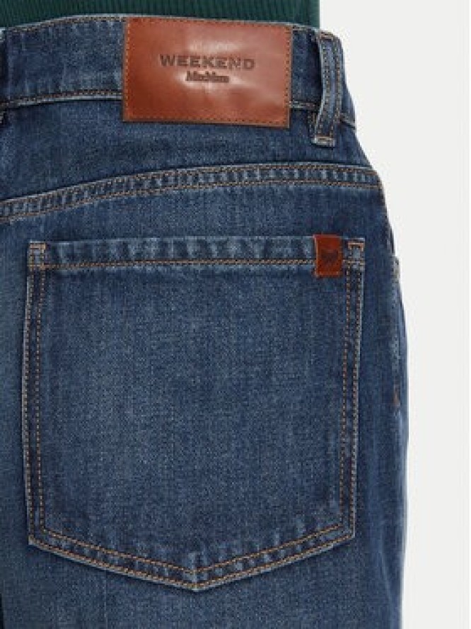 Weekend Max Mara Jeansy Caduca 2625186041 Granatowy Boyfriend Fit
